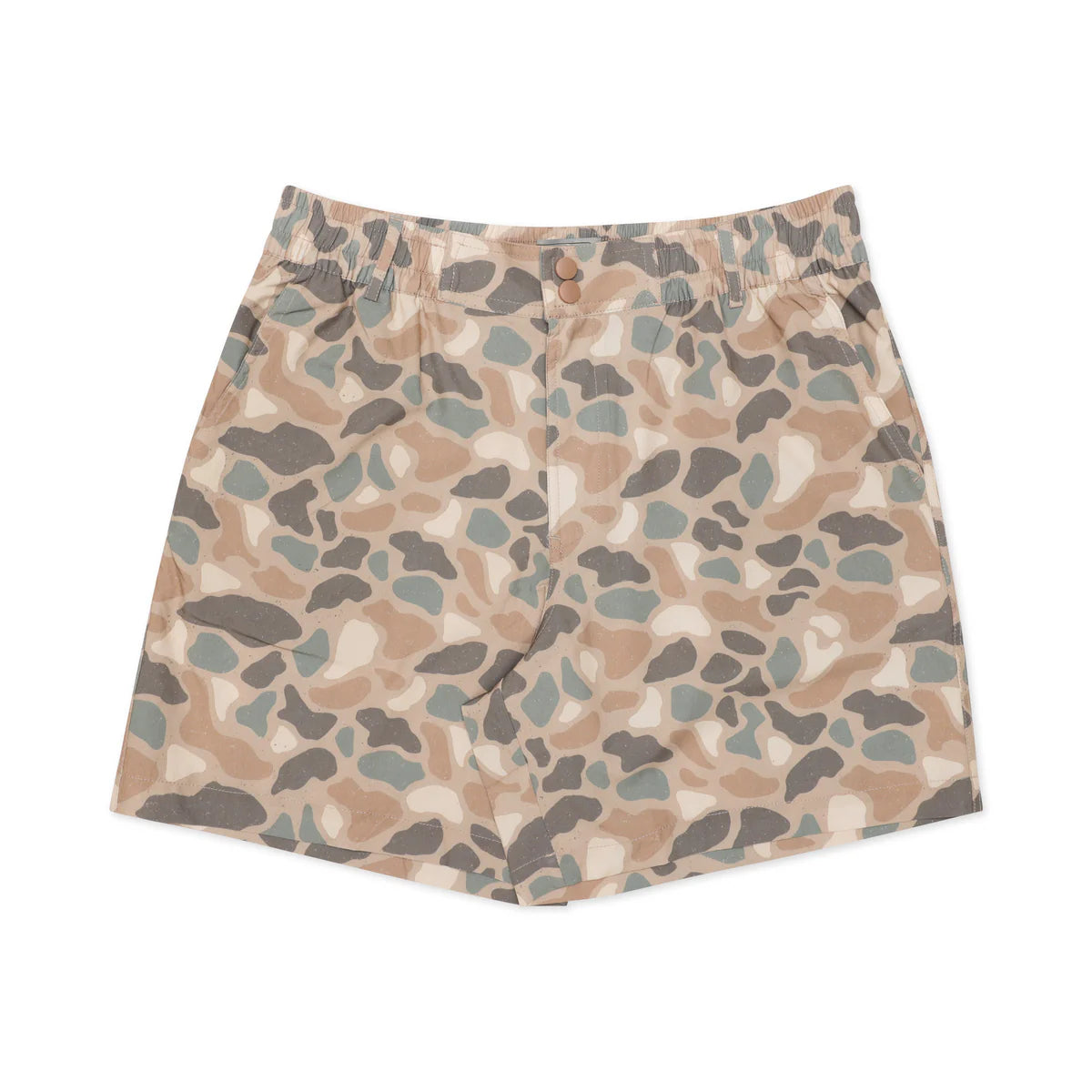 Burlebo Everyday Short - Pintail Camo - Brown Pocket 7" Inseam